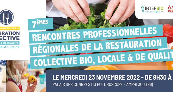 23/11 : Rencontres professionnelles de la restauration collective bio, locale et de qualité